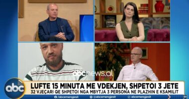 Luftoi 10 minuta me vdekjen, shpëtoi 3 jetë, historia e 32-vjeçarit nga Elbasani në Ksamil