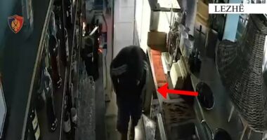 VIDEO/ Goditet grupi që kryente vjedhje në Lezhë, arrestohet 21-vjeçari. Pre e grabitjeve, 12 biznese
