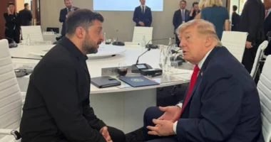 Zelensky takon Trump në samitin e G7, kërkon më shumë mbështetje ushtarake dhe presion ndaj Rusisë
