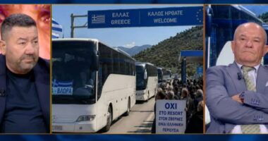 Zvërneci, Republika e krizës/ Meçe nxjerr foton: Protesta e sotme, me autobusë nga Greqia
