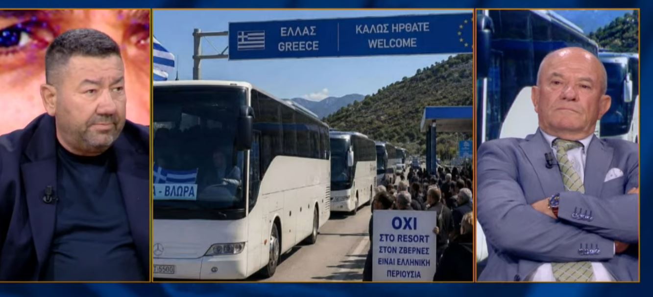 Zvërneci  Republika e krizës  Meçe nxjerr foton  Protesta e sotme  me autobusë nga Greqia