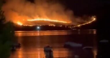 Zjarr gjatë natës në zonën e Gjirit të Hartës në Ksamil, flakët vihen nën kontroll