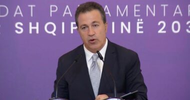 Mbledhja e grupit të PS/ Peleshi prezanton bilancin e dy sesioneve të para: 131 ligje të miratuara, integrimi në BE në qendër të punës