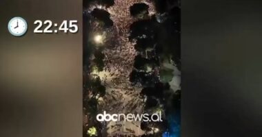 Pamjet me dron/ Protesta e diasporës, sa veta ishin, krahasuar me datën 20 qershor