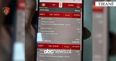 Baste sportive dhe drogë/ Operacion “blic” në Tiranë, dy të arrestuar