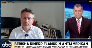 Berisha rimerr flamurin antiamerikan/ Bislimi: Berisha e Kurti përfaqësojnë frymën lindore, populli po ndahet prej tyre