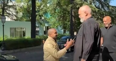 Në prag të koncertit/ Kryeministri Rama pret këngëtarin Kanye West