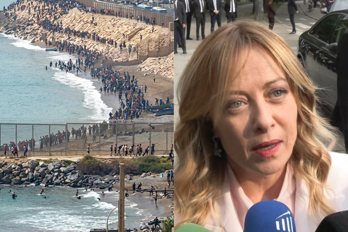 Meloni  Spanja  jashtë Schengen  Krizë e paprecedentë në Ceuta  Franca blindon kufirin