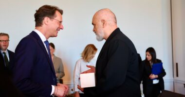 Rama në Gjermani/ Takim me Kryeministrin e landit Nordrhein-Westfalen për forcimin e bashkëpunimit