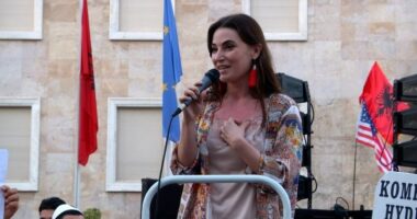 PD përtërihet në Bulevard/ Zgjidhet në krye të Këshillit Kombëtar, Julia Emiri folëse në protestë