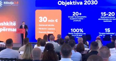 “Rilindja 2.0”/ Demo prezanton projektet e reja për bashkitë: 120 milionë euro për parkimet dhe 70 muze
