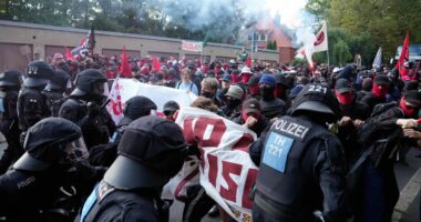 Protesta të dhunshme në Gjermani, policia zbret në rrugë për kongresin e AFD-së