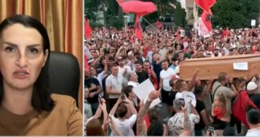 Nga flamingot tek arkivoli në bulevard/ Ilva Gjuzi: Vdekja simbolike e PS duhet të jetë vetëm përmes kutive të votimit!