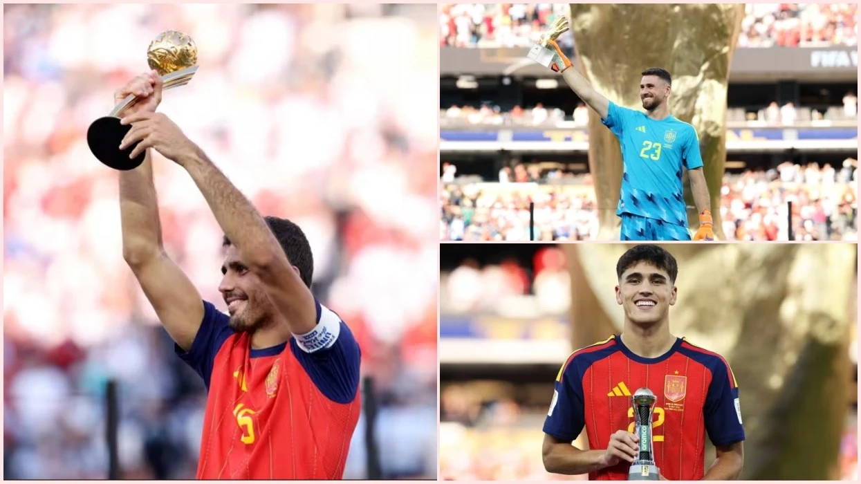 Rodri shpallet lojtari më i mirë i Botërorit  Cubarsi futbollisti më i mirë i ri