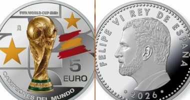 Me urdhër mbretëror/ Spanja nxjerr monedhë të re euro për të festuar suksesin në Kupën e Botës në futboll