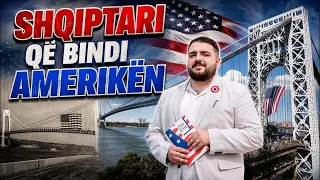 Shqiptari që bindi Amerikën: Flamuri gjigand rikthehet mbi urën ikonë të New York pas 50 vitesh!