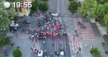 Protesta e 46 e qytetarëve/ ABC News sjell pamjet me dron, pjesëmarrja në orën 19:55