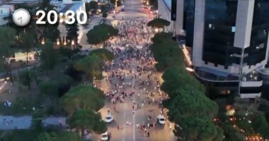 Protesta e 46 e qytetarëve/ ABC News sjell pamjet me dron, pjesëmarrja në orën 20:30
