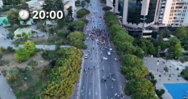 Dita e 32-të e protestës/ Pamjet e para nga lart, ja pjesëmarrja