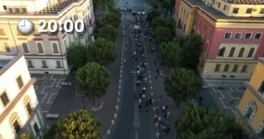 Protesta në ditën e 44, ja pjesëmarrja e qytetarëve në orën 20:00