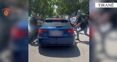 Operacioni “Destinacioni” në Tiranë/ U kap me kokainë, momenti kur arrestohet 38-vjeçari  