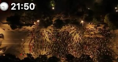 Protesta e 40 në Tiranë/ Protestuesit në shesh, ABC sjell pamjet reale