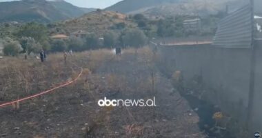 VIDEO/ Zjarr në një sipërfaqe me bar dhe shkurre në Lazarat, flakët rrezikojnë banesat