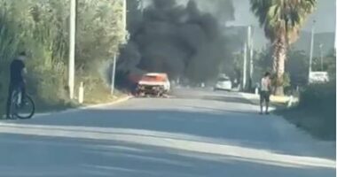 Përfshihet nga flakët automjeti në Novoselë