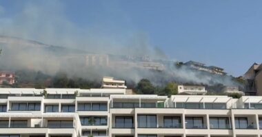 Vlorë/ Zjarr në Ujin e Ftohtë, era dhe temperaturat e larta favorizojnë përhapjen e flakëve