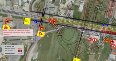 Punimet në mbikalimin e Kasharit/ Kufizime në aksin Durrës-Tiranë më 6 dhe 7 gusht, ARRSH njofton oraret për devijimin e trafikut