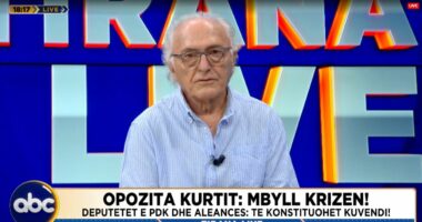 “Kosova ndodhet në krizë të rëndë”, Frrok Çupi: Albin Kurti dhe VV-ja nuk duan institucione