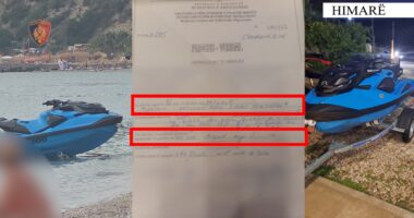 Jet Ski futet në zonën e sigurisë në Bunec, gjobitet me 300 mijë lekë drejtuesi