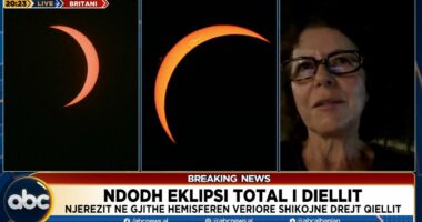Hafizi: Eklipset janë interesante për njerëzit dhe shkencën, vitin e ardhshëm në Tiranë do të jetë më i dukshëm
