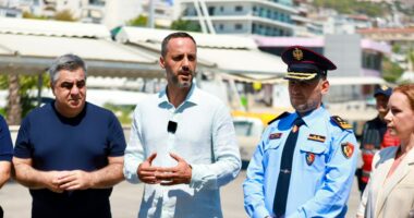 Lamallari e Gonxhja ndjekin nga afër masat për sezonin turistik në Sarandë: Asnjë tolerancë për paligjshmërinë!