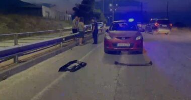 Aksident në aksin Gjirokastër-Tepelenë, përplasen tre automjete