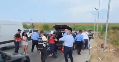 VIDEO/ I fshehur në bagazh të makinës, pamje të reja nga momenti i arrestimit të Sokrat Vatës
