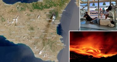 Etna në shpërthim, kaos në Siçili/ Mbyllet edhe aeroporti i Komisos, hiri arrin deri në Maltë e Libi