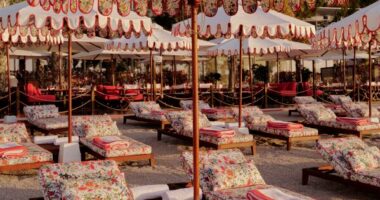Destinacion i ri i luksit në Monaco/ Brenda beach bar-it ‘Gucci’ në La Rose des Vents