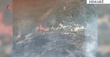 Himarë/ Ndezi zjarr në fshatin Tërbaç, arrestohet autori i dyshuar