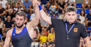 Një “shqiptar” mund një “maqedonas”/ Dudajev, kampion i Mesdheut në stilin e lirë të mundjes