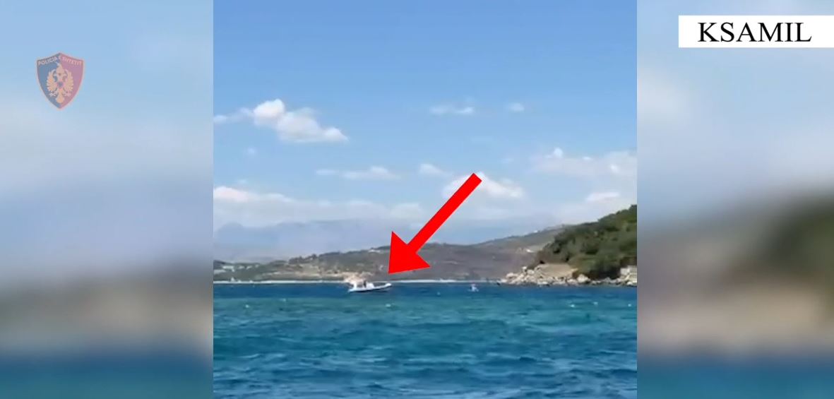 VIDEO  Shkeli perimetrin e sigurisë dhe rrezikoi pushuesit  gjobitet drejtuesi i mjetit lundrues në Ksamil