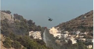 Fiket zjarri në Sarandë, ndërhyrja nga ajri ndihmoi në shuarjen e flakëve