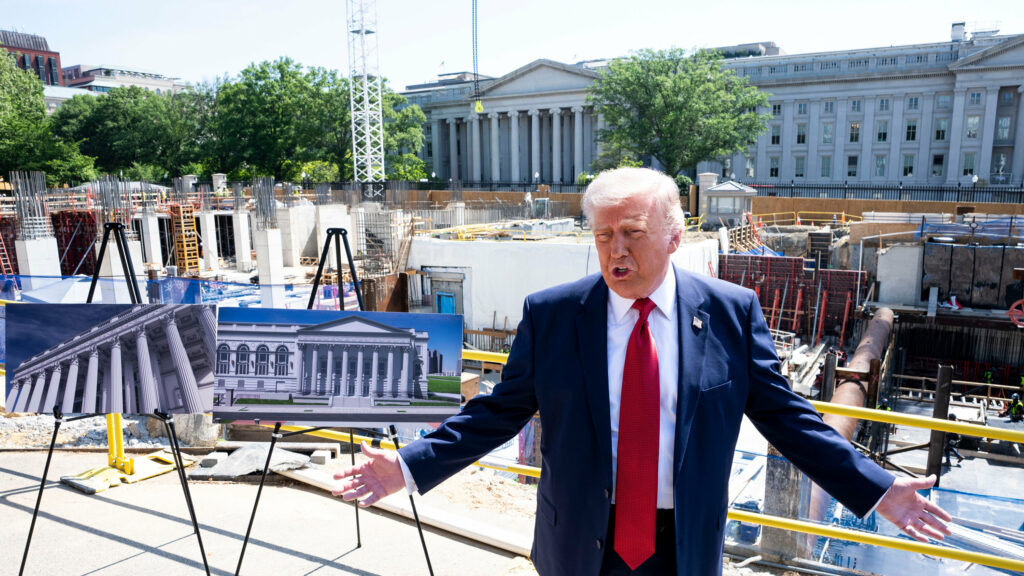 Trump hap  thesin  për Shtëpinë e Bardhë  mbi 900 milionë dollarë për rikonstruksione