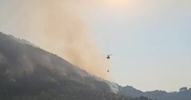 Nis ndërhyrja nga ajri për shuarjen e zjarrit në Panahor, vijon operacioni edhe në terren