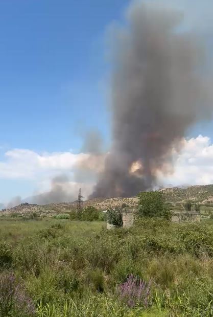 Zjarr në Finiq, flakët përhapen drejt Mesopotamit