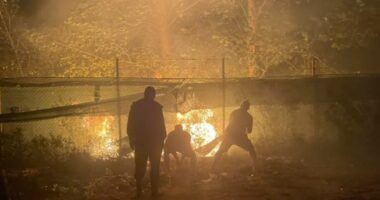 Zjarr në Gjirin e Lalëzit, evakuohen disa turistë pranë një hoteli
