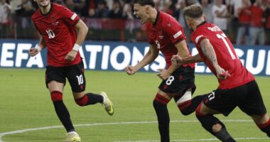 Festë kuqezi në AirAlbania/ Shqipëria mbyll pjesën e parë në avantazh 2-0 ndaj Bjellorusisë