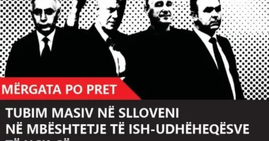Diaspora në Slloveni paralajmëron protestë paqësore në përkrahje të ish-krerëve të UÇK-së në Hagë