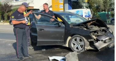 Aksident i rëndë në superstradën Lezhë-Shkodër/ Përplasen 3 mjete, raportohet për të plagosur