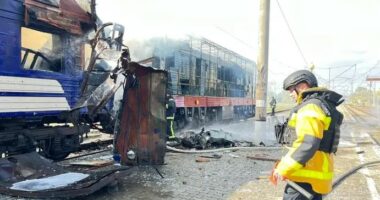 Droni rus godet trenin me pasagjerë që udhëtonte nga Kievi për në Varshavë
